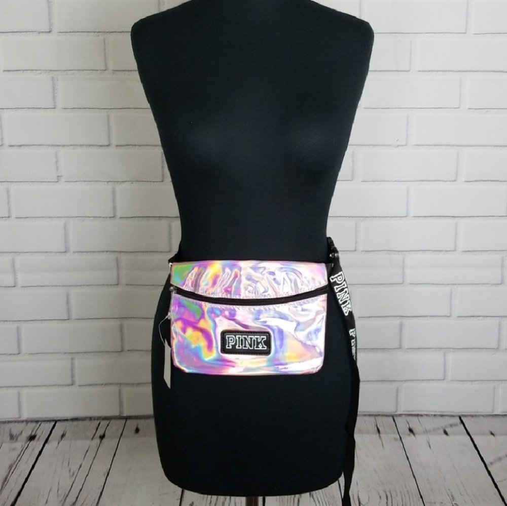 NWT Victoria's Secret PINK Holograpgic Fanny Pack - Picture 4 of 4